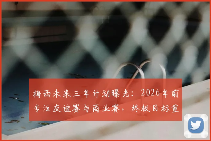 梅西未来三年计划曝光：2026年前专注友谊赛与商业赛，终极目标重返欧冠冲击伟业