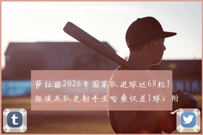 萨拉赫2026年国家队进球达68粒！距埃及队史射手王哈桑仅差1球，附详细历史射手榜排名